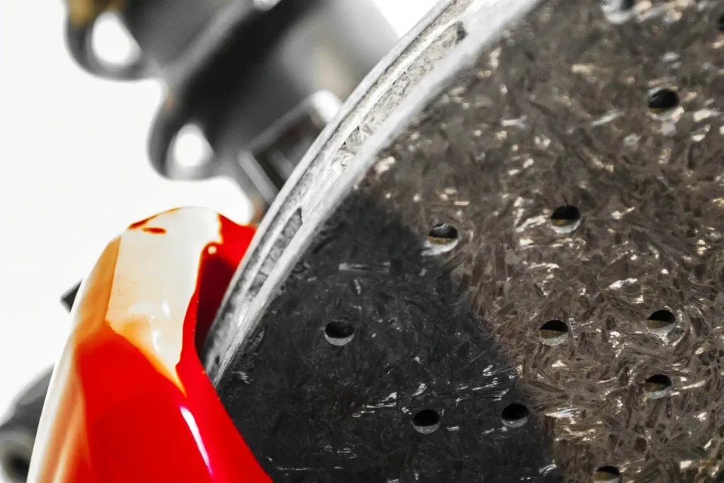 freni in carbonio e ceramica. freni ad alte temperature