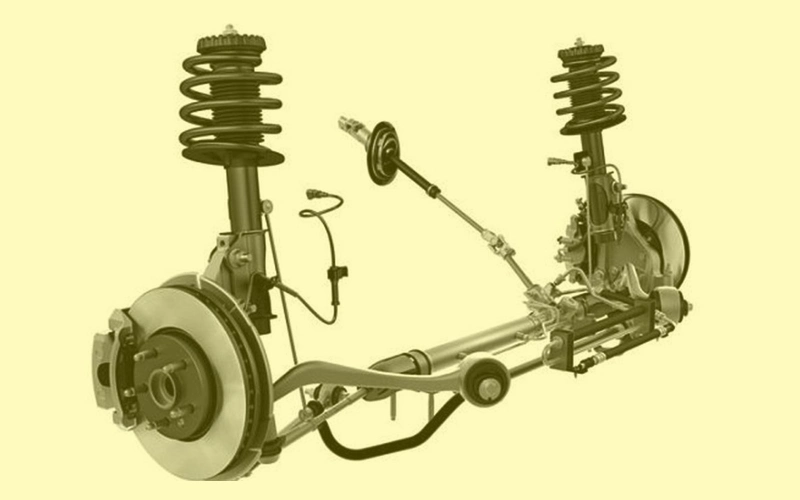 Sospensioni-auto-McPherso. Componenti auto.