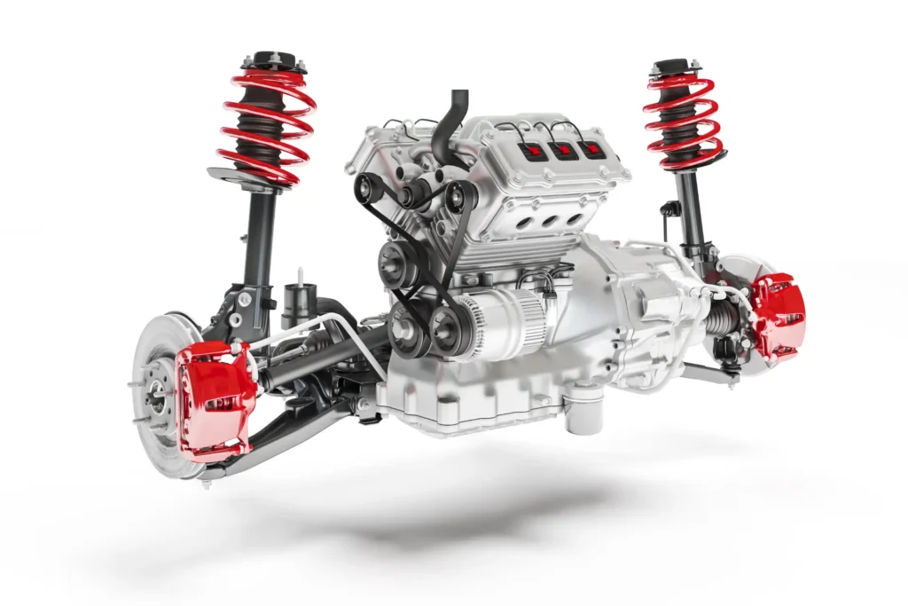 Sospensioni-MecPherson. Componenti auto.