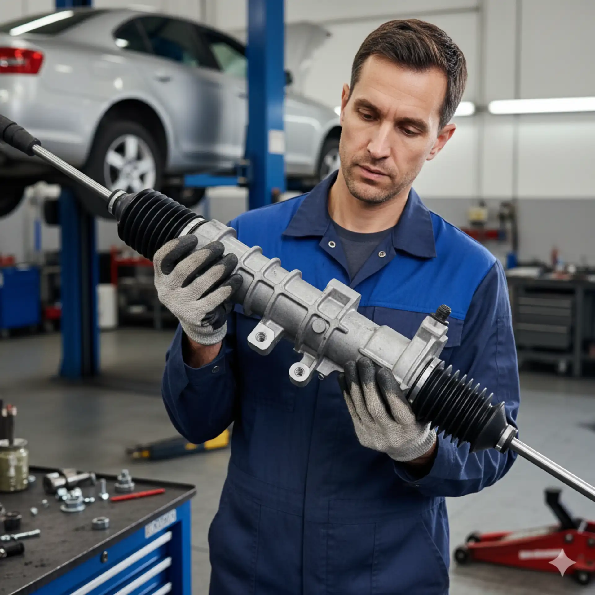 Scatola guida. Componenti auto.