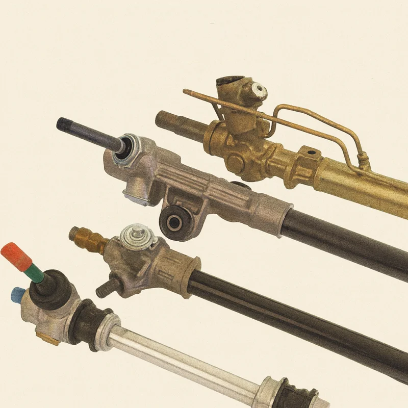 Scatola-sterzo-evoluzione. Componenti auto.