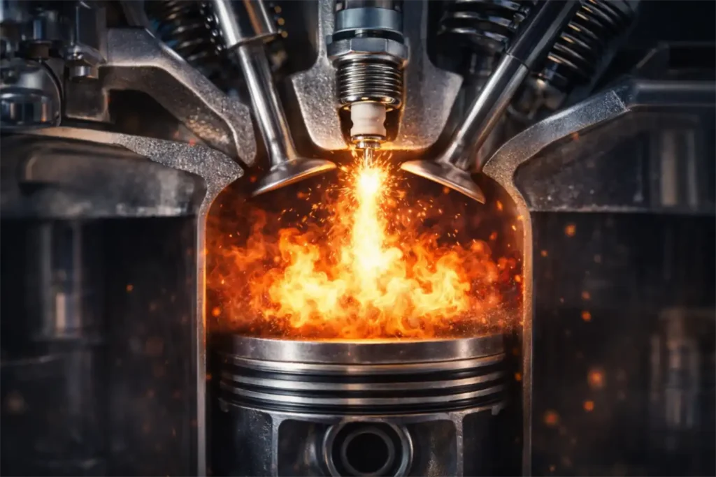 Motore Auto: Come Funziona il Motore di un'Auto 5 Motore-accensione-miscela.
Componenti auto.